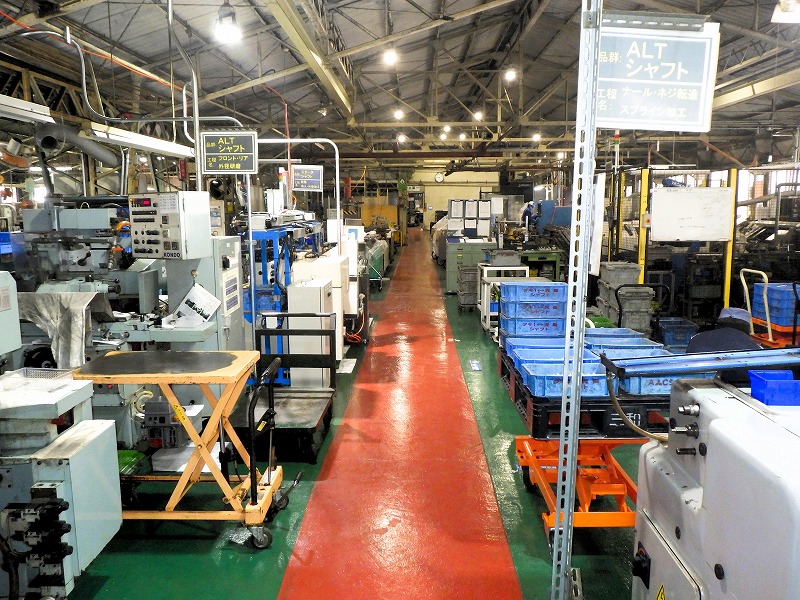 自動車部品製造エリア